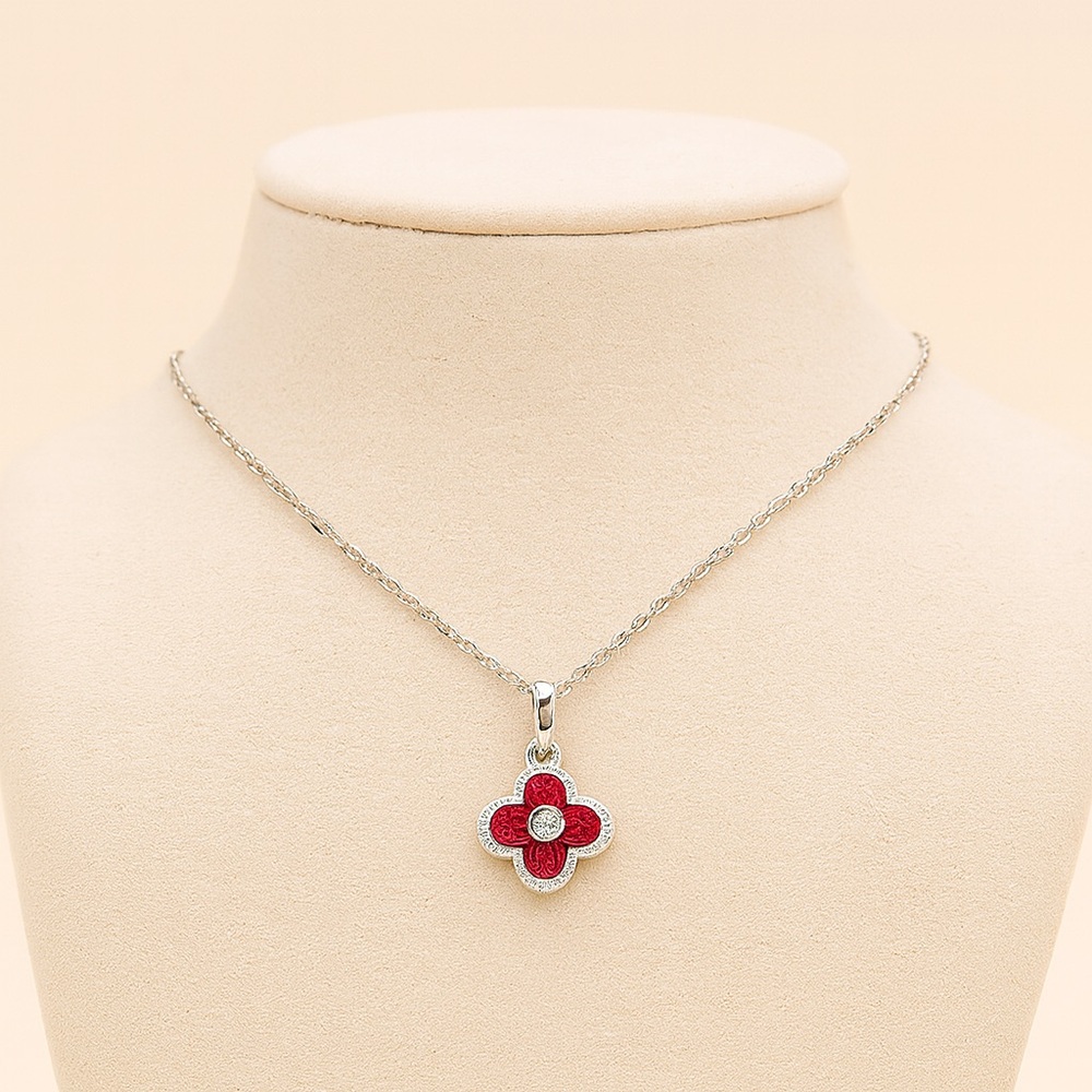Stamped 925 Sterling Silver Women
Chain Pendant Necklace